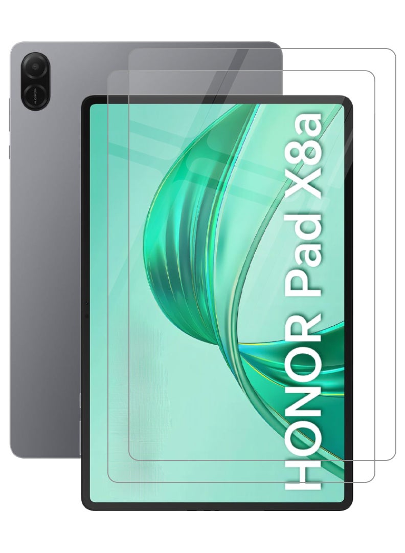 Theodor 2 Pack Screen Protector for Honor Pad X8a 11 Inch 2024, 9H Hardness Tempered Glass, Bubble Free Easy Installation, Full Coverage And Anti Scratch Case Friendly- Clear - Image 1